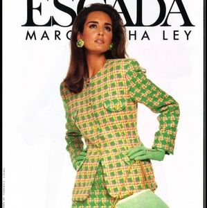 90s Vintage Escada skirt suit